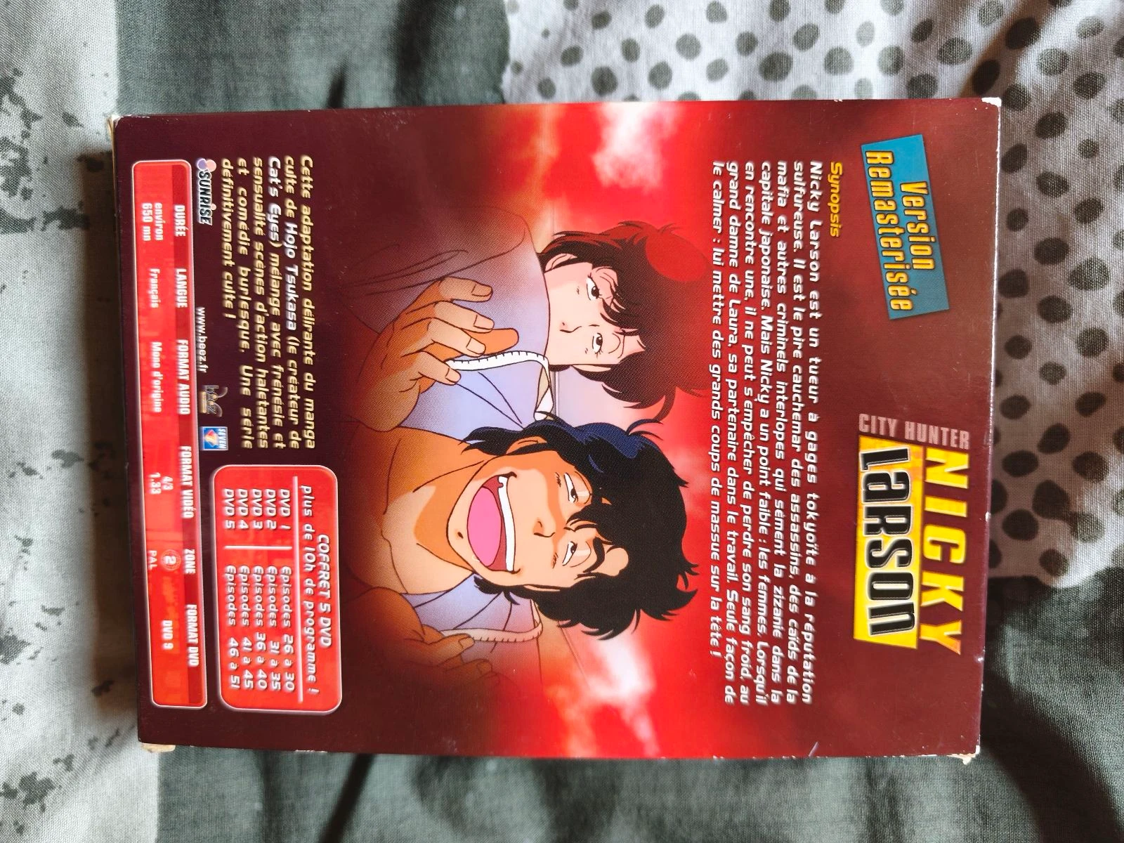 Nicky Larson City Hunter Coffret DVD temporada 1 volume 2 – photo 3